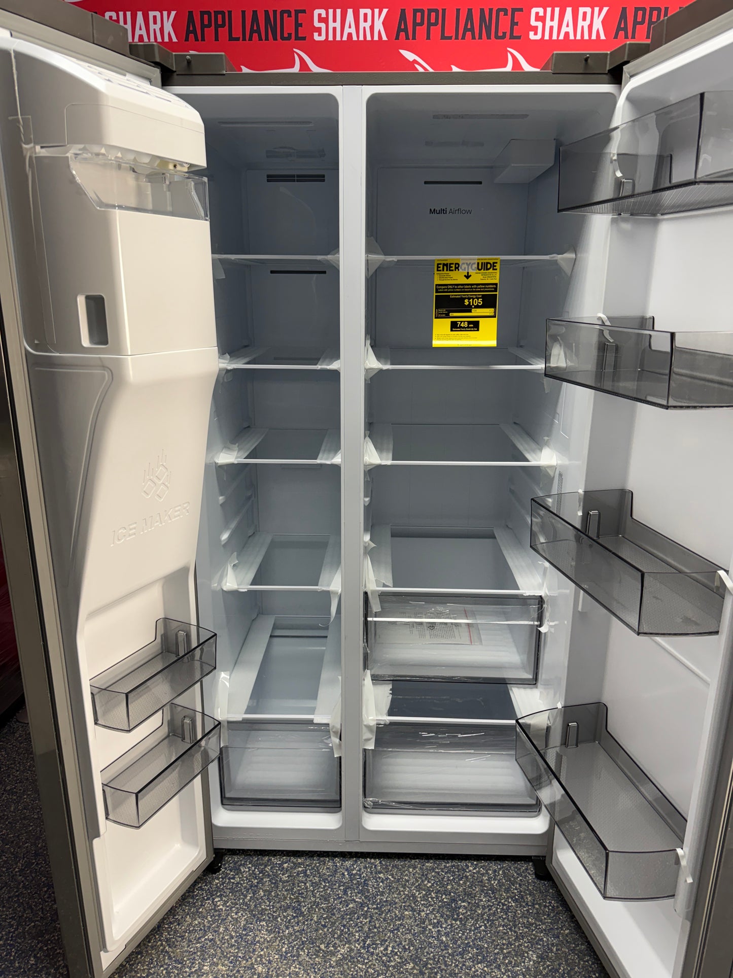 HISENSE 29 cu. ft. Side-by-Side Refrigerator 36" – HRS290P5FSE #3