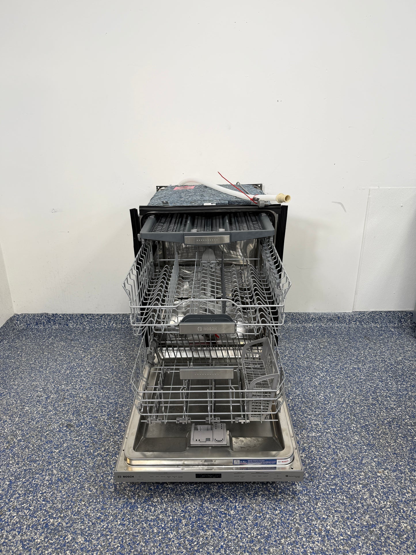 SHP9PCM5N BOSCH Built-In Dishwasher with 3 Racks, Smart Wi-Fi, 38 dBA, and Interior Lighting at the Best Discount Appliance Store in the Kansas City Metro