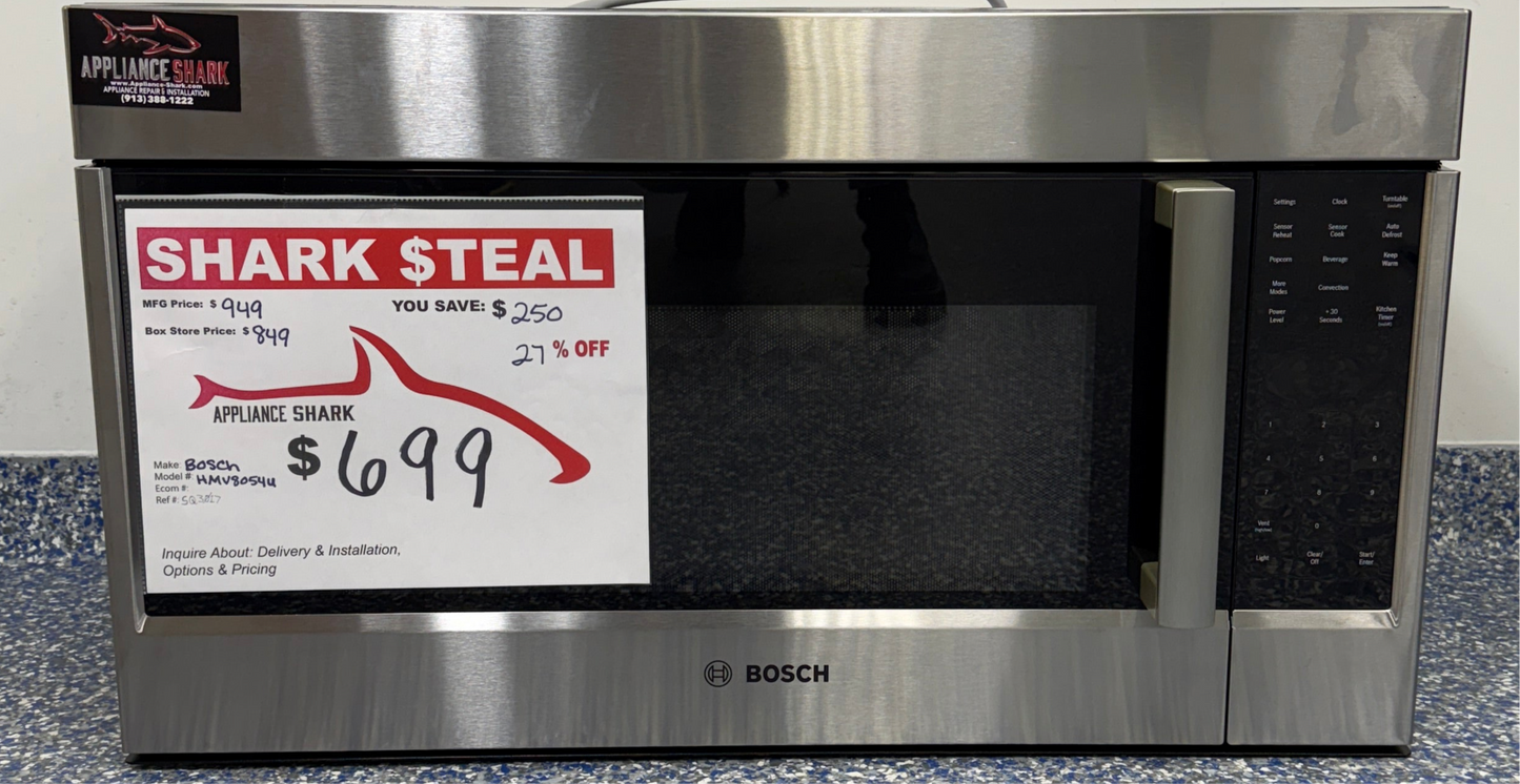 BOSCH 800 Series Over-the-Range Microwave - HMV8054U