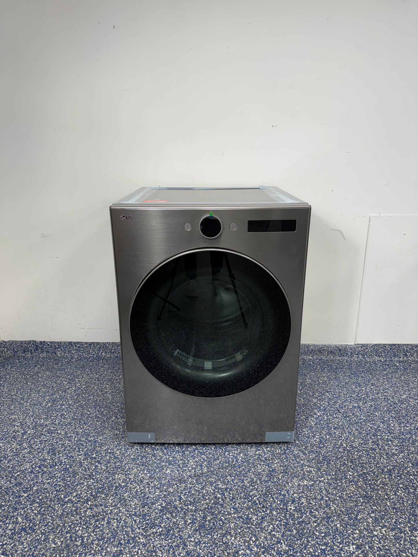7.4 Cu.Ft. LG Stackable Smart Gas Dryer with 11 Cycles, Wrinkle Care, TurboSteam & SteamFresh Technology, ThinQ App, FlowSense Duct Clogging & Lint Filter Indicators, LoDecibel Operation, and Closet Depth Dimensions at the Best Discount Appliance Store in KC Metro