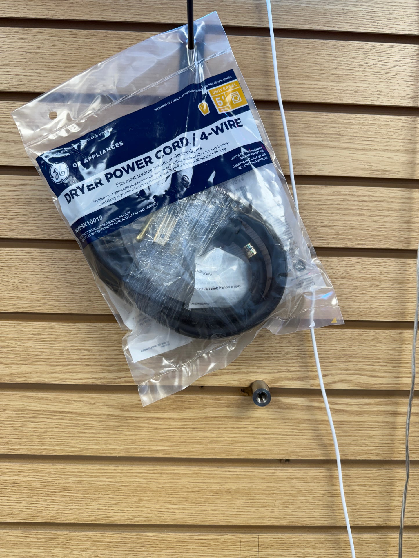 30 Amp, 6 Ft. 4 Wire Dryer Power Cord at Appliance Shark Factory Direct Appliance Store in KC Metro