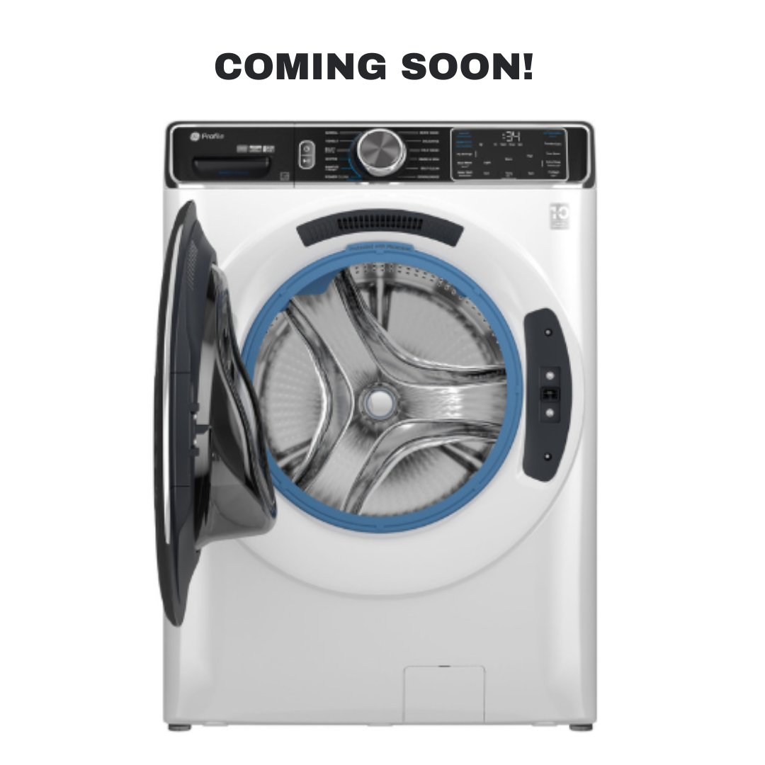 Scratch-dent GE Profile front load washer at Appliance Shark. Kansas City's best scratch-dent appliance store.