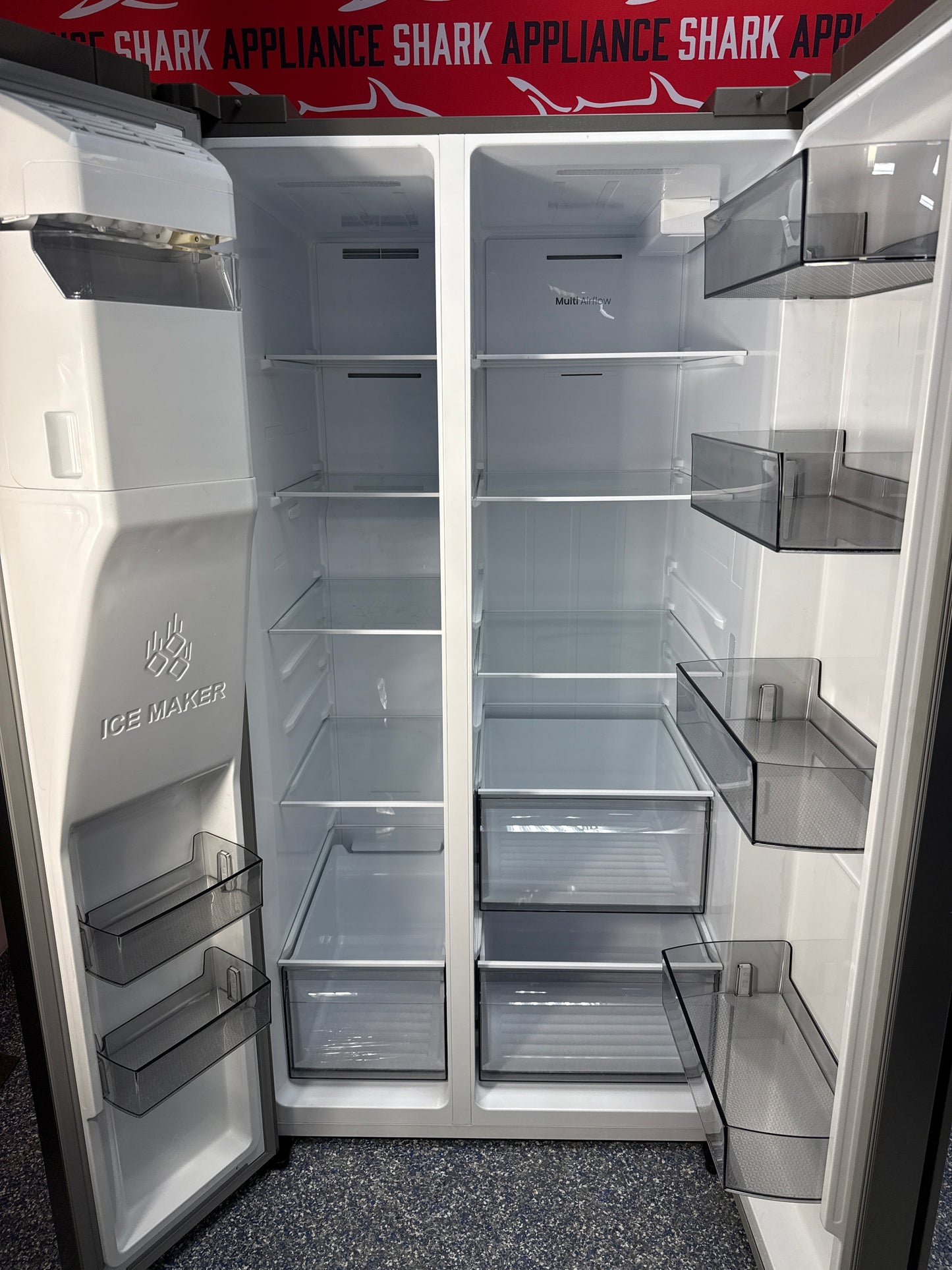 Shop a discount HISENSE side by side refrigerator at Appliance Shark in Overland Park, KS.