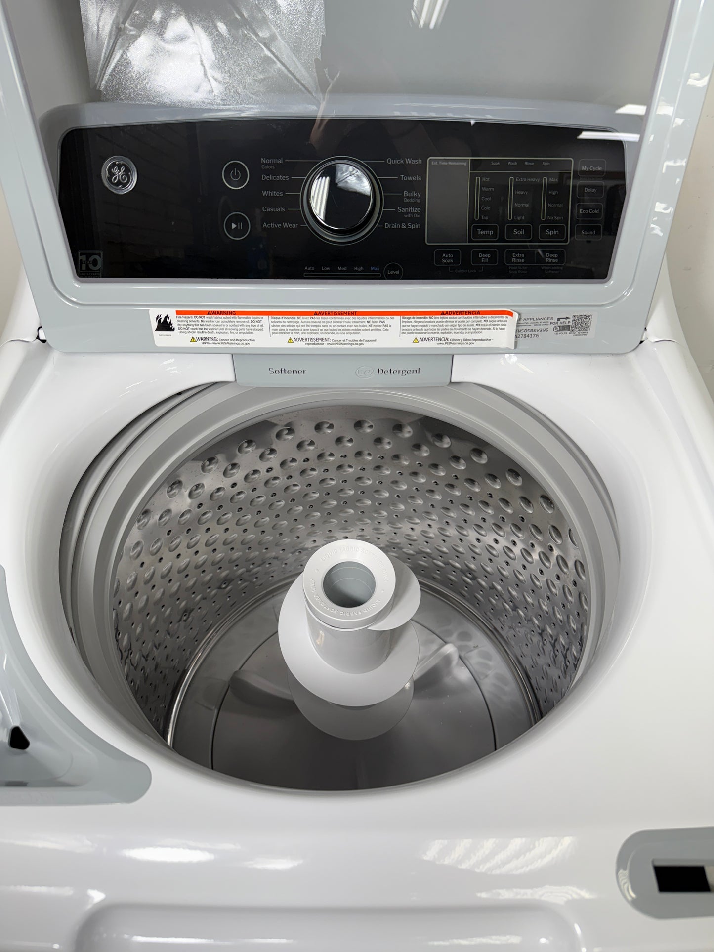 GE Top Load Washing Machine - GTW585BSVWS