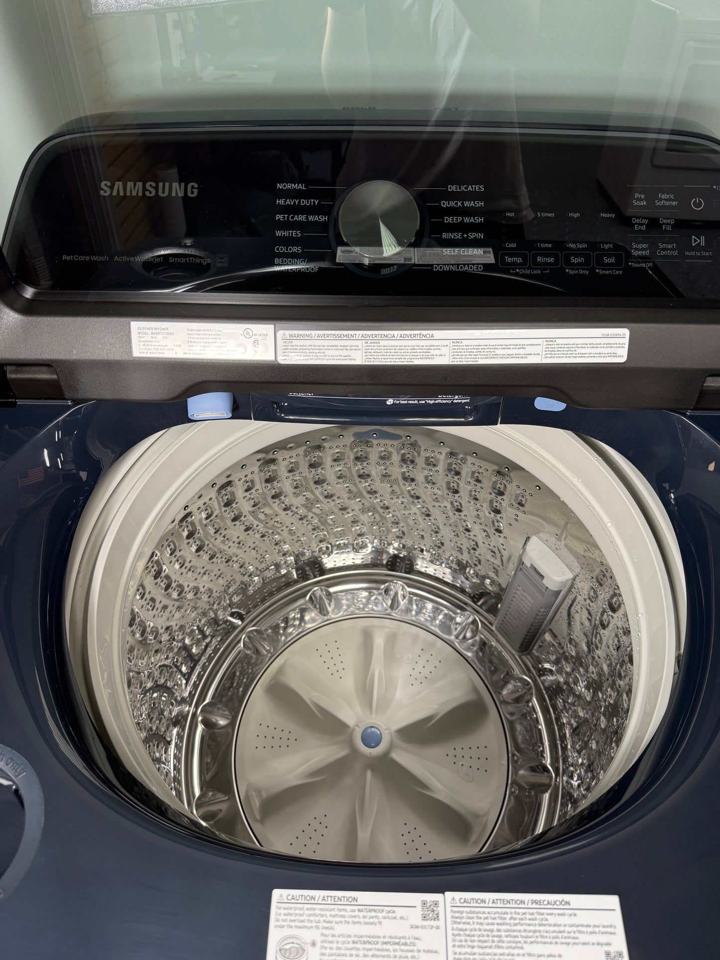 Samsung 5.4 cu. ft. Top Load Washer with Impeller, Deep Fill, and Active WaterJet at the Best Scratch and Dent Store in Johnson County, Kansas