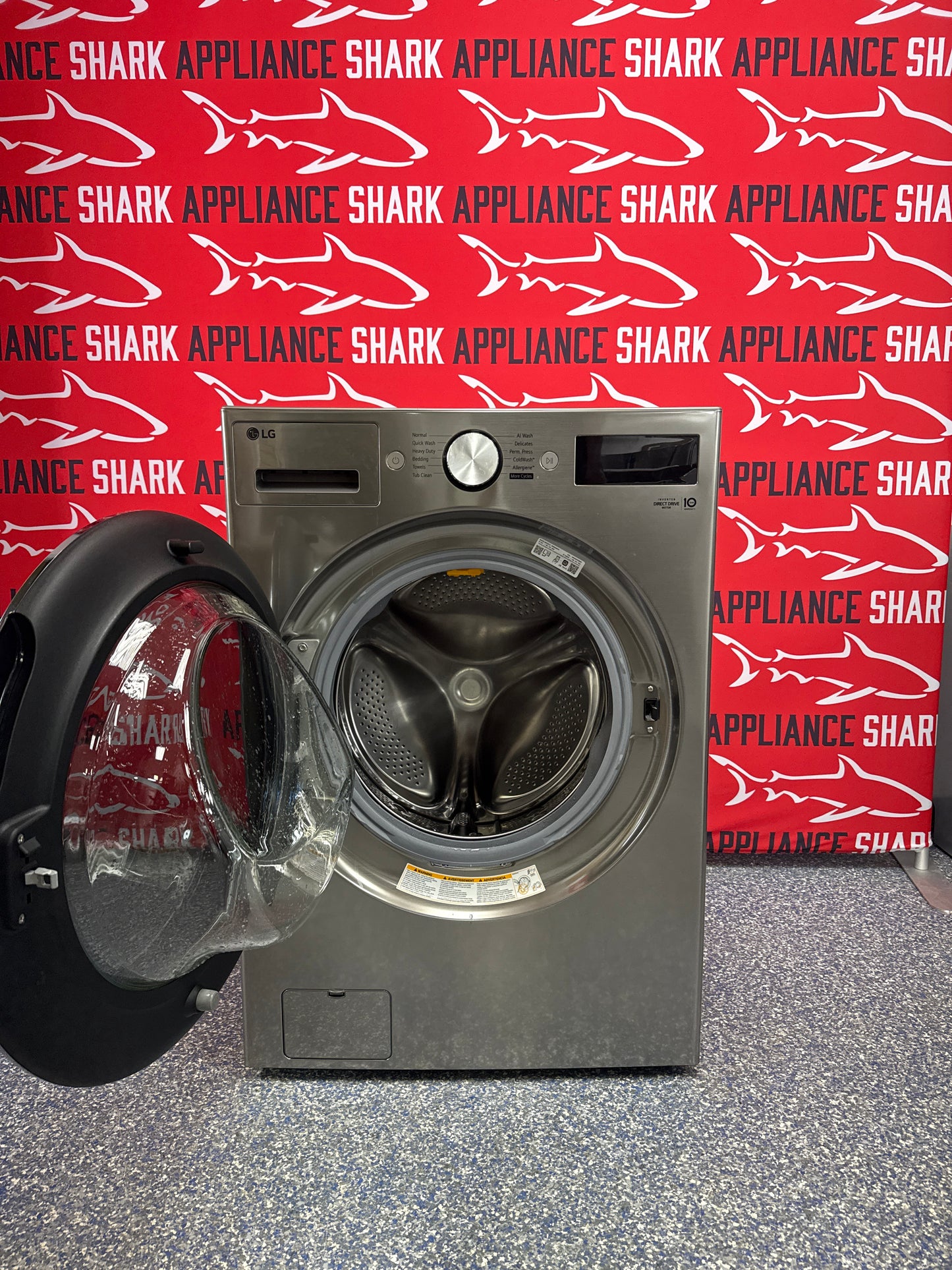 Affordable LG front load washer at Appliance Shark. Kansas City’s best appliance store.