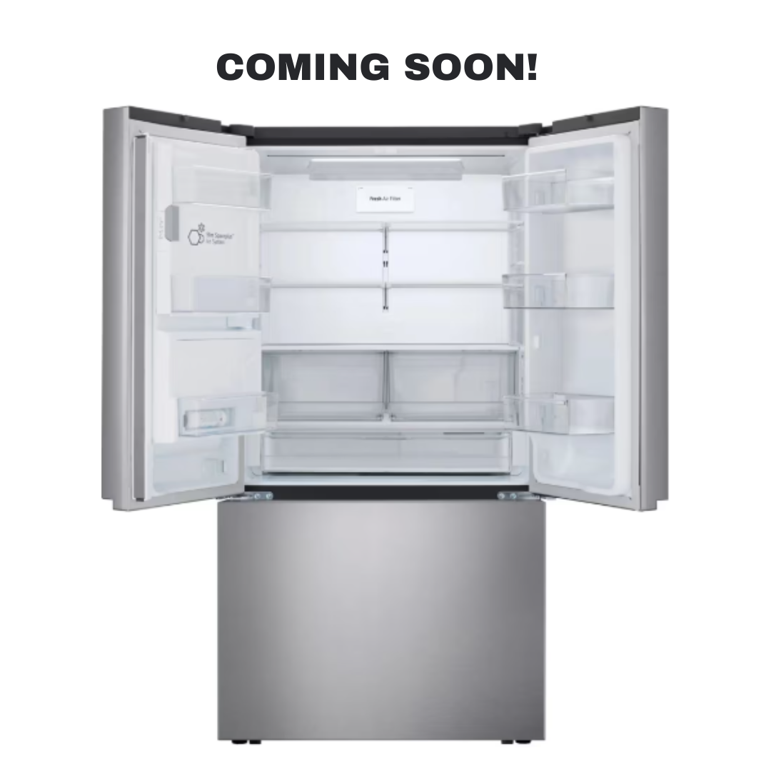 Scratch-dent LG french door refrigerator at Appliance Shark. Kansas City's best scratch-dent appliance store.