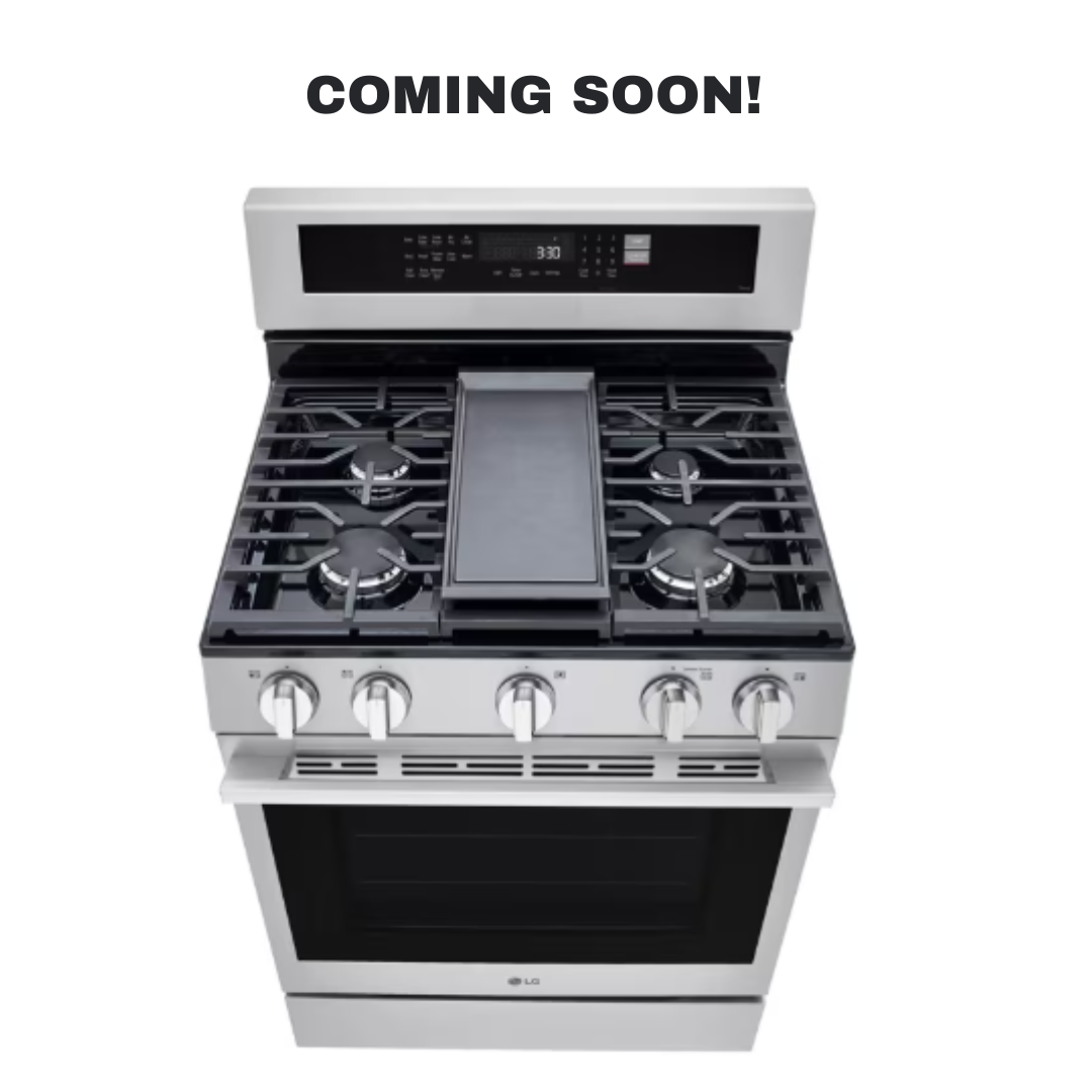 Scratch-dent LG freestanding gas range at Appliance Shark. Kansas City's best scratch-dent appliance store.