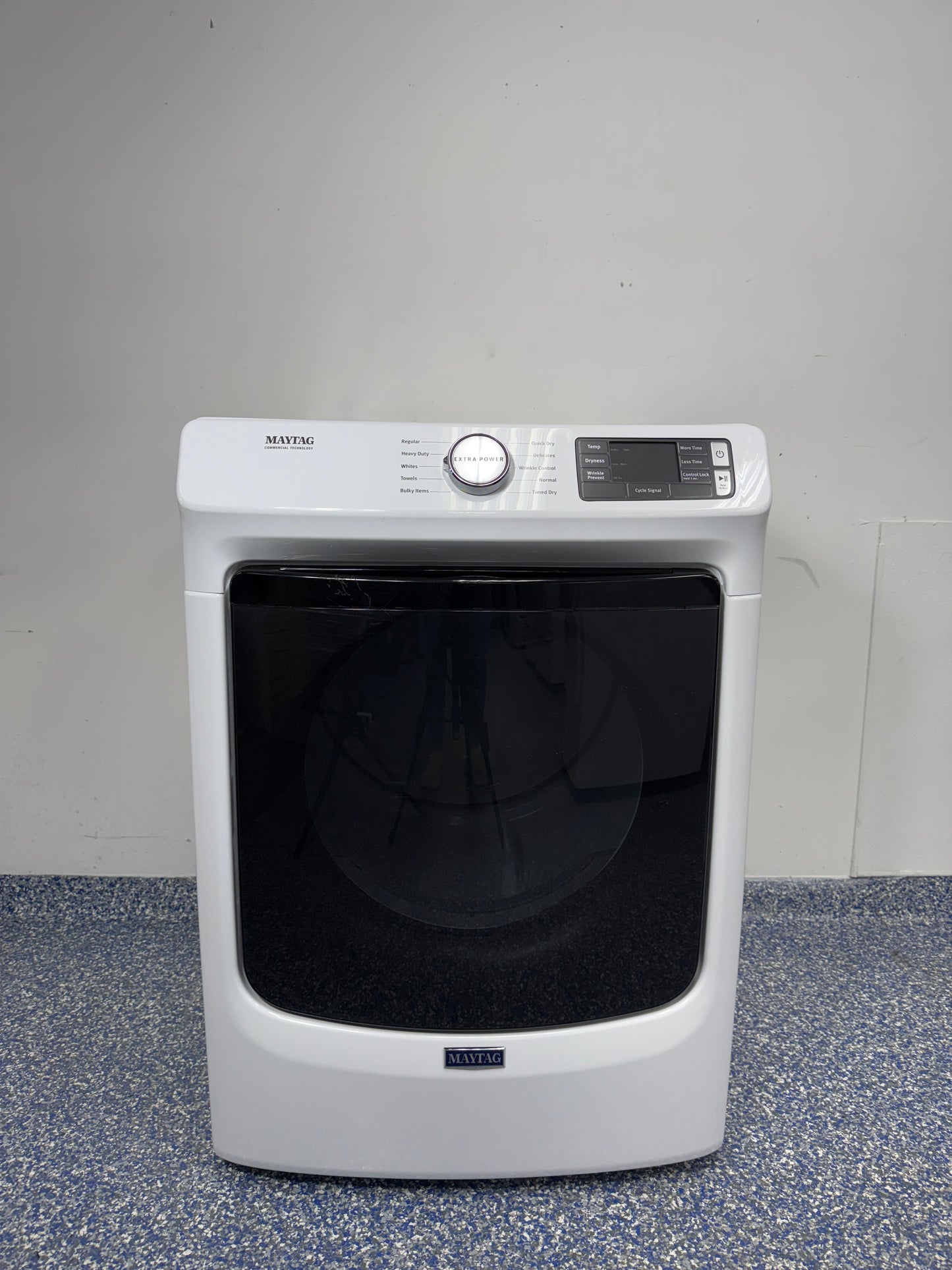 MED5630HW | 7.3 Cu.Ft. MAYTAG Stackable Electric Dryer with 10 Cycles, Wrinkle Prevent, Quick Dry, and 27 Inch Wide at Appliance Shark Scratch and Dent Store in Overland Park, Kansas