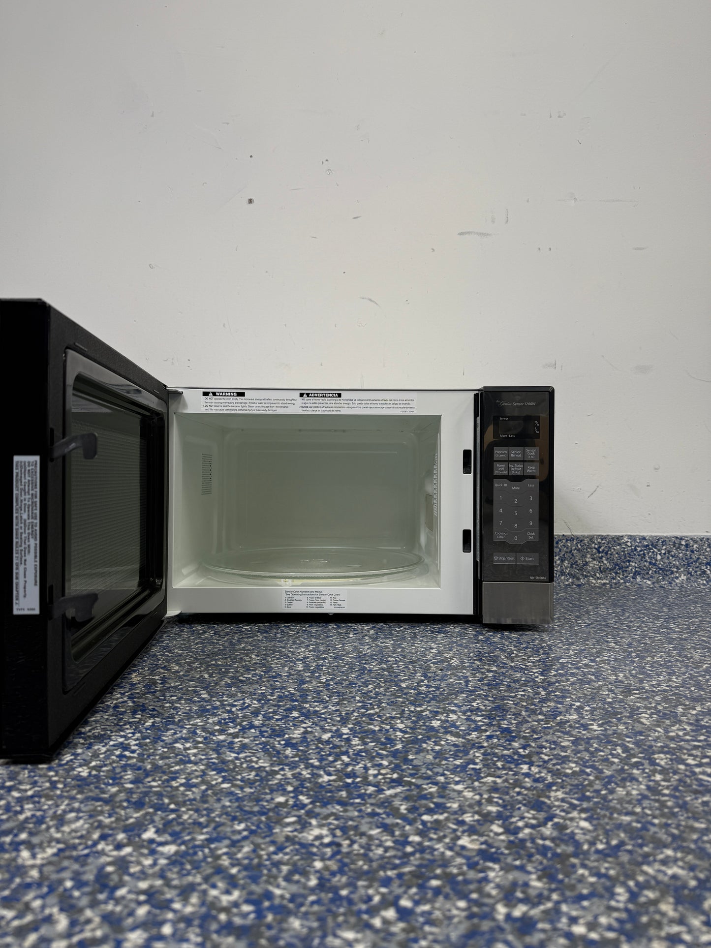 1200-Watt Panasonic Microwave with Inverter Technology, Sensor Cook and Reheat at the BEST Scratch and Dent Discount Appliance Store in Kansas City Area