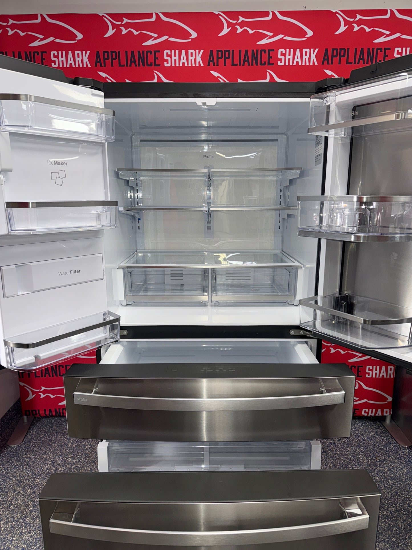 Shop a discount GE Profile 4-door French door refrigerator at Appliance Shark in Overland Park, KS.