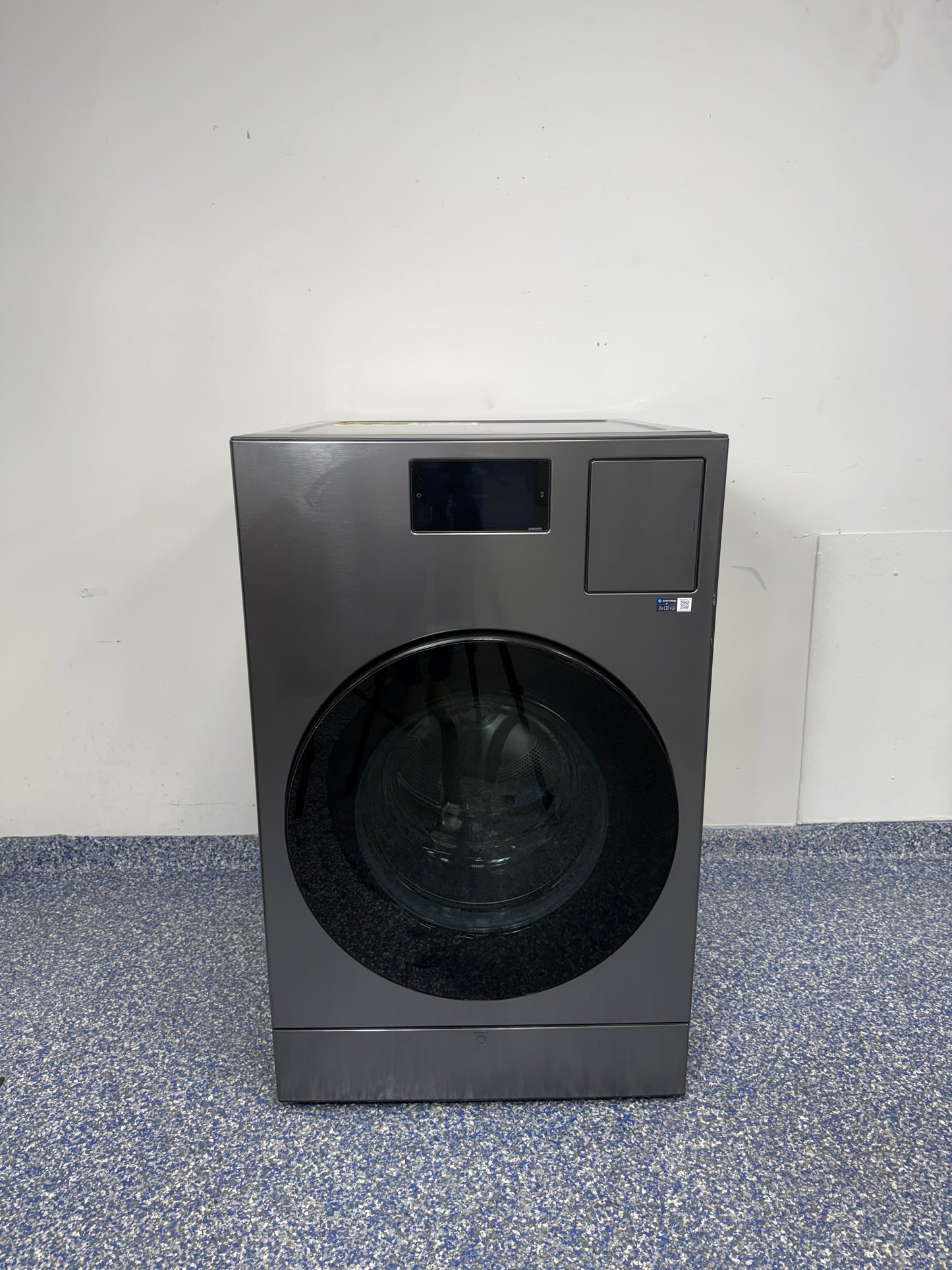 WD53DBA900HZ | 5.3 Cu.Ft. SAMSUNG Bespoke All-in-One Washer & Dryer Combo with Wash & 20 Dry Cycles, Schedule Wash, Steam Wash, Self Clean+ & Self Dry, High Efficiency Operation, Vibration Reduction, Integrated Water Heater, Interior Light, and Stainless Steel Drum at the Best Scratch and Dent Discount Appliance Store in Kansas City Area