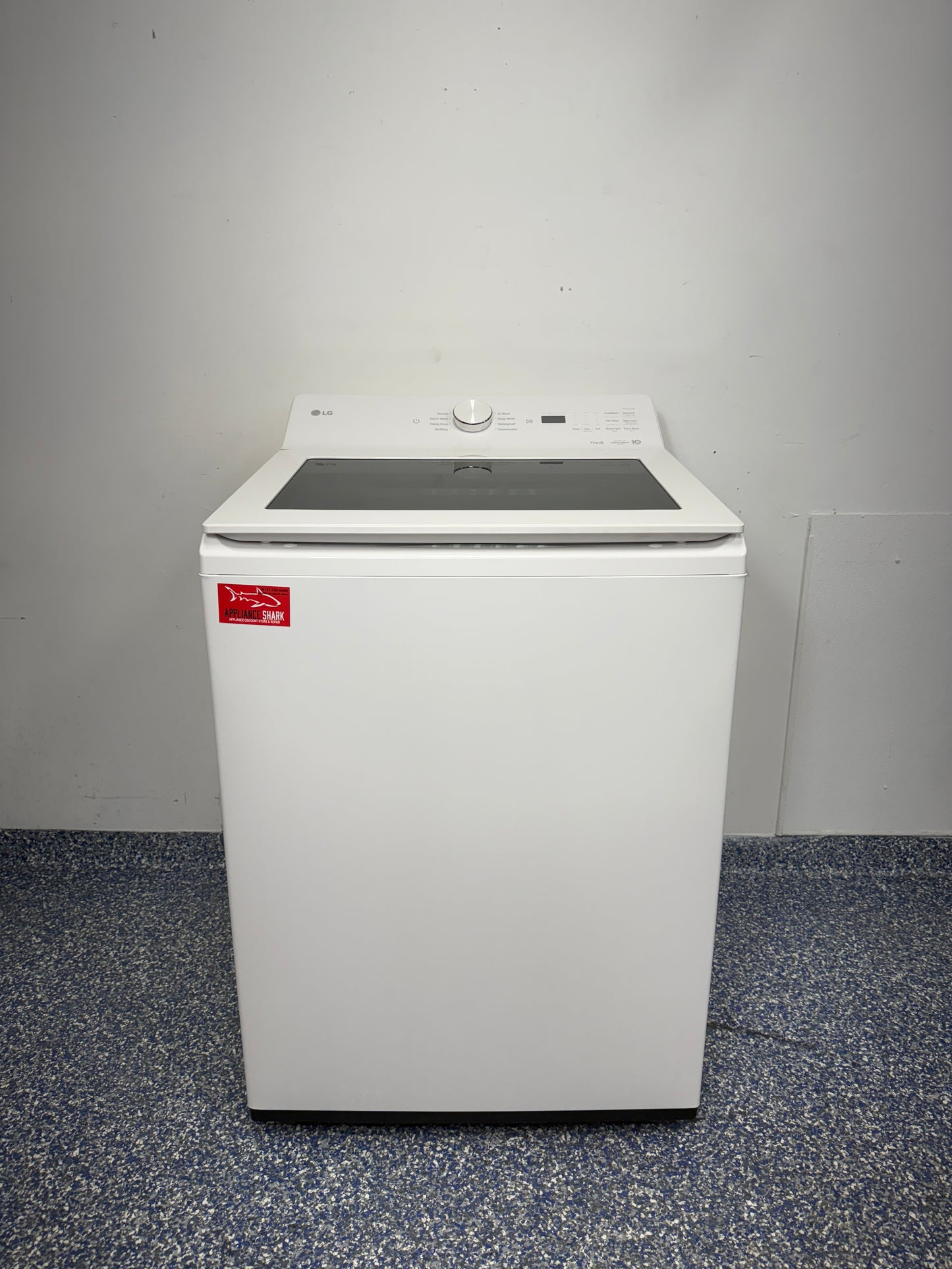 5.0 Cu.Ft. LG Smart Top Load Washer with Easy Unload, ThinQ, 8 Cycles, TubClean System, and High-Efficiency Operation at Appliance Shark Scratch and Dent Store in Overland Park, Kansas