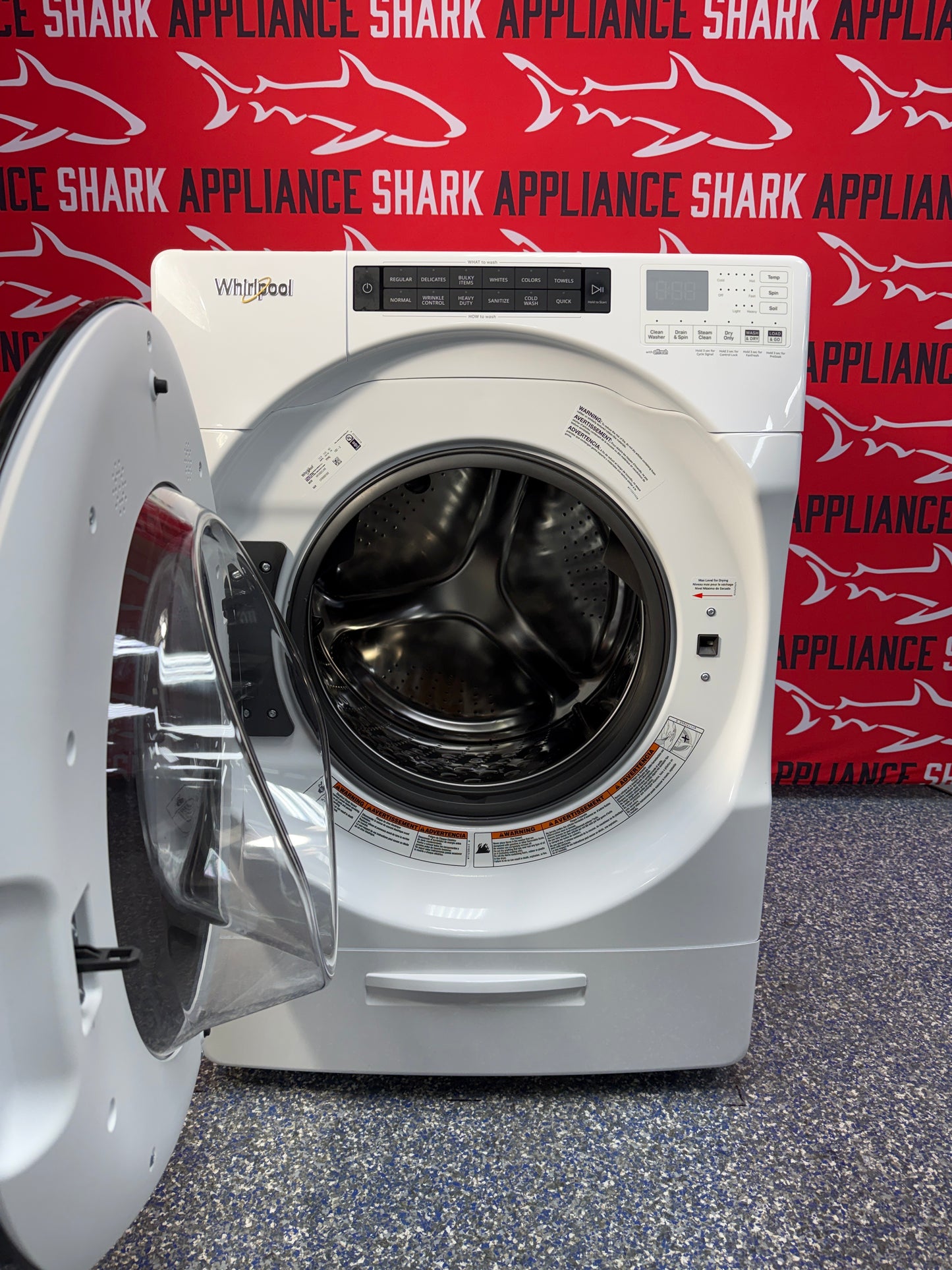 Scratch-dent WHIRLPOOL all-in-one washer dryer combo at Appliance Shark. Kansas City's best appliance store.
