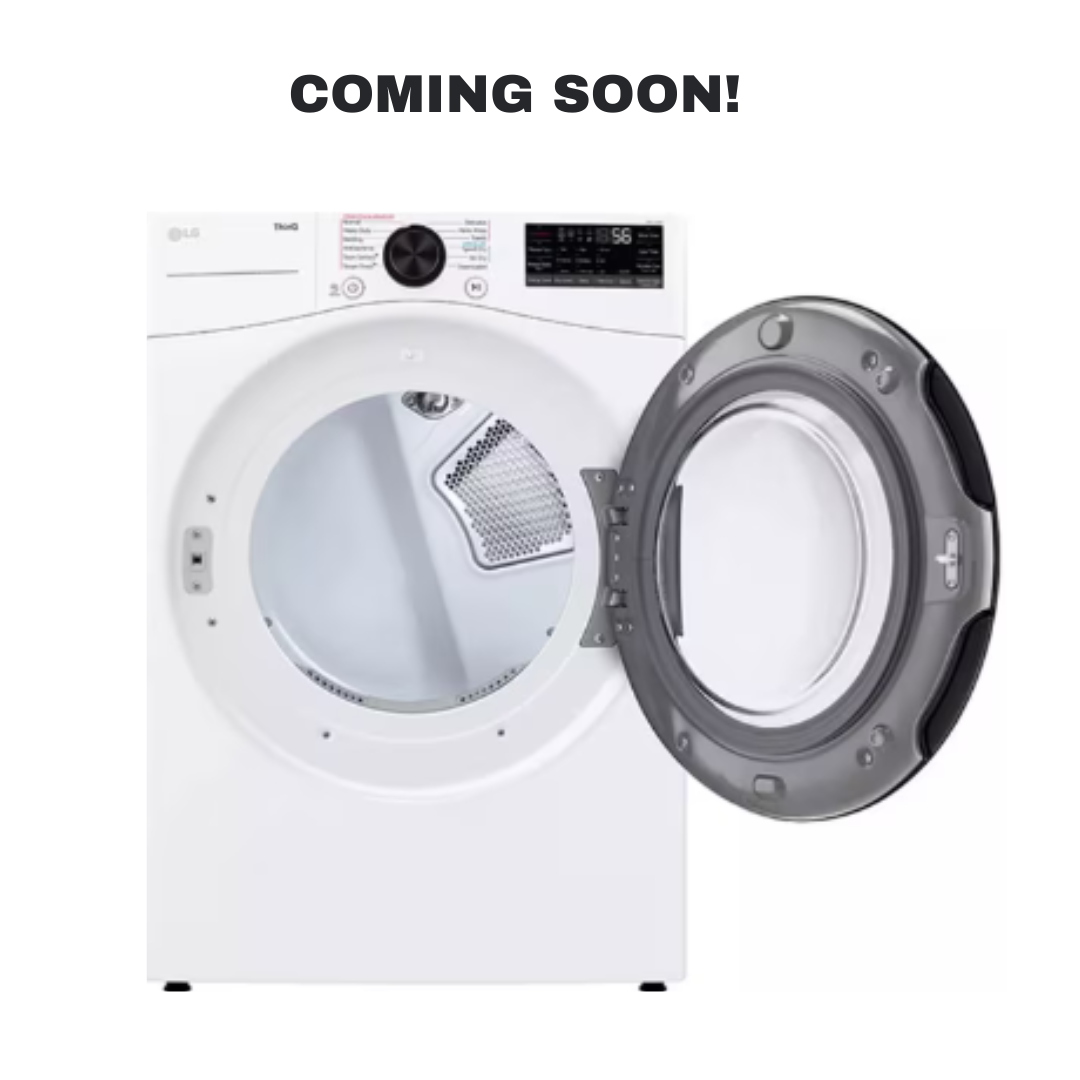 LG DLEX4080W electric dryer angled view in Overland Park Kansas City