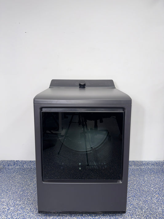 The LG DLG8401BE gas dryer from the front, highlighting its smart technology and a great deal in Kansas.
