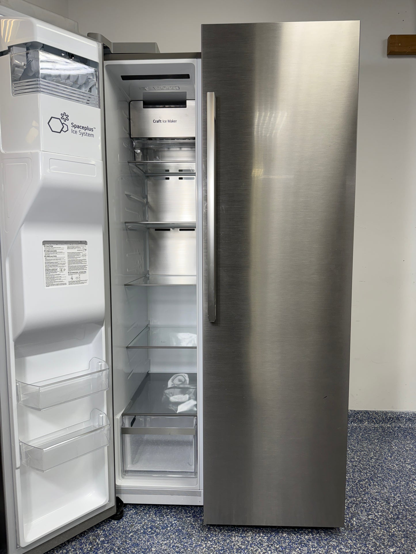 LG LL27T3530S refrigerator with 27 cu. ft. capacity and counter-depth styling, available as a scratch and dent discount deal in Kansas City.