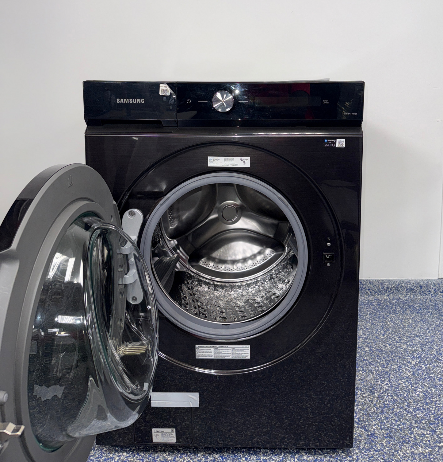 Scratch & dent SAMSUNG WF53BB8900AD Bespoke washer displayed at Appliance Shark in Overland Park with customizable design.