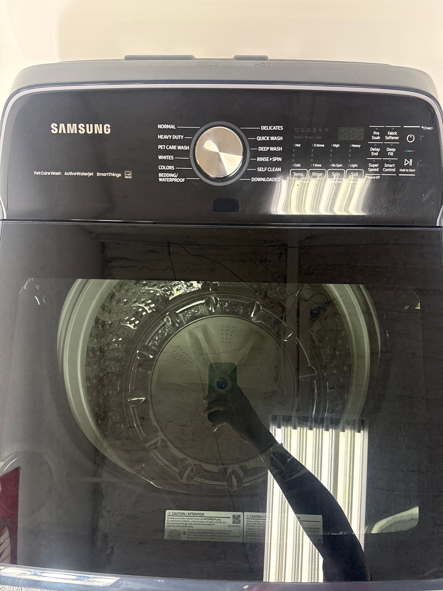 SAMSUNG WA54CG7150AD with Pet Care Solution and SmartThings app capability, offered at a scratch and dent deal in Kansas City.