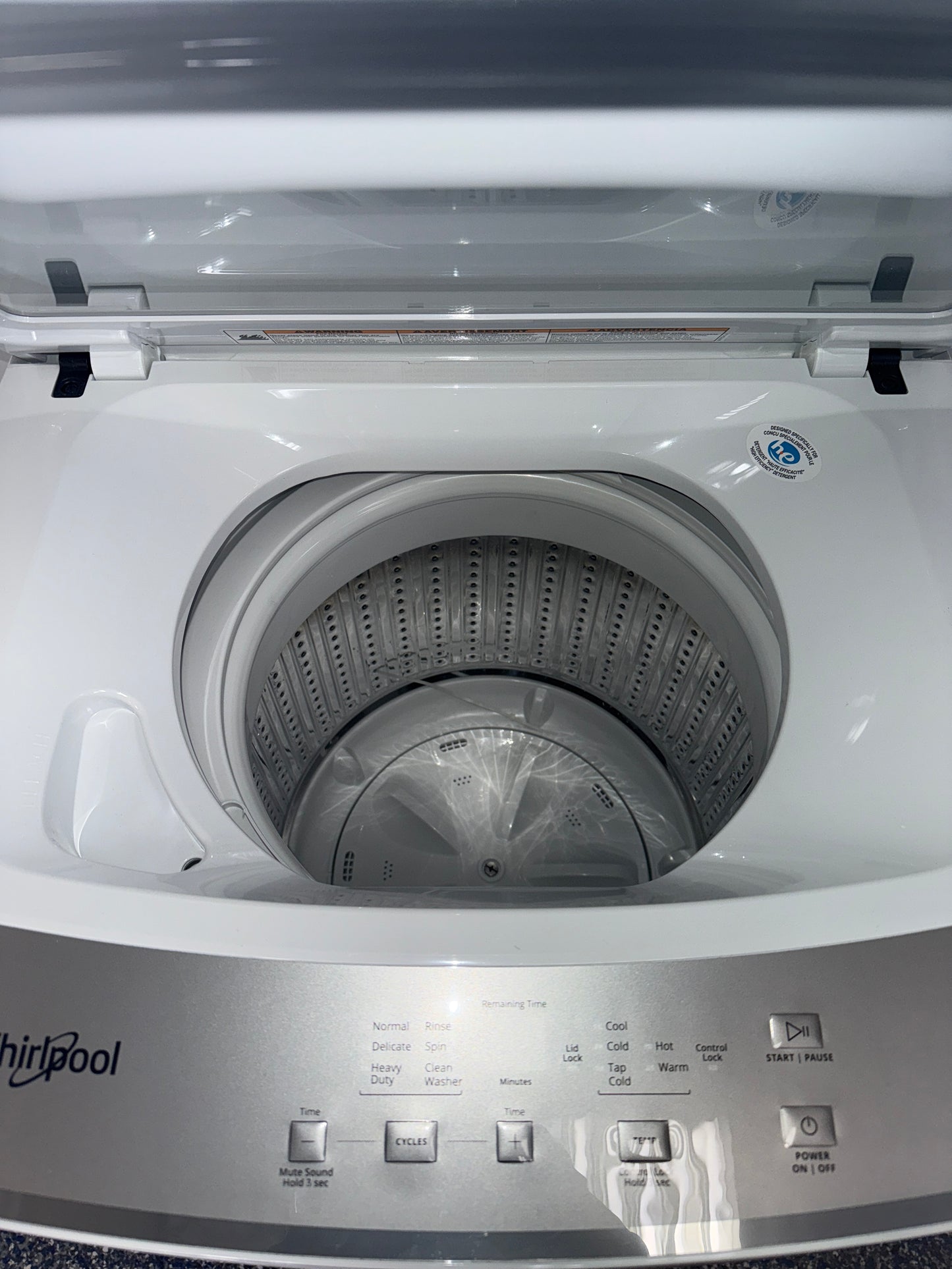 WHIRLPOOL WET4024HWO stacked washer and dryer in Overland Park