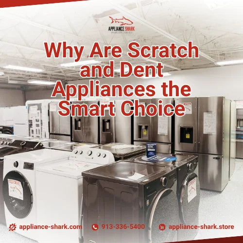 Scratch and Dent Appliances the Smart Choice, showroom of washers and fridges