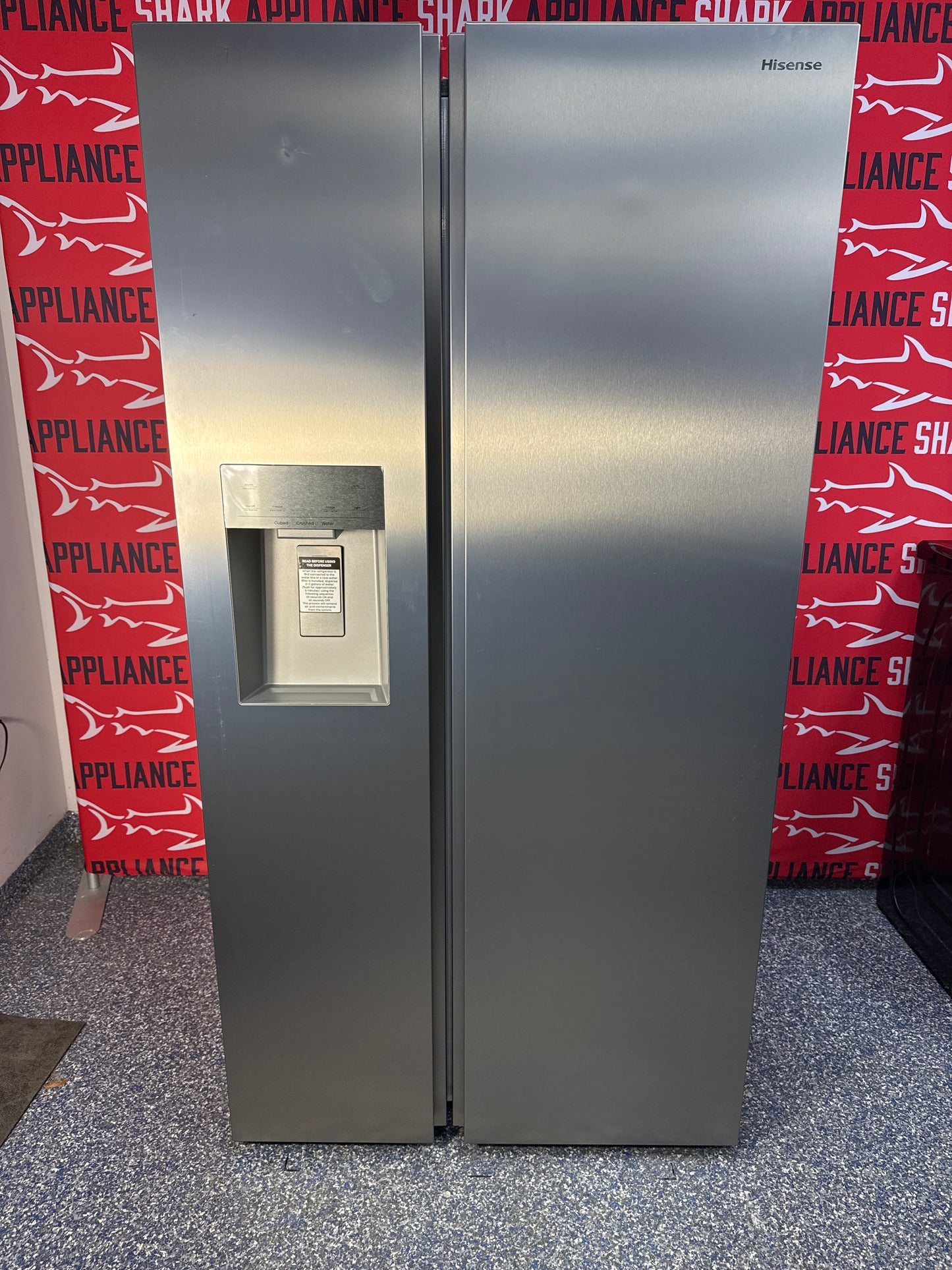 HISENSE 29.1 cu ft Side by Side Refrigerator 36" – HRS290P5FSE