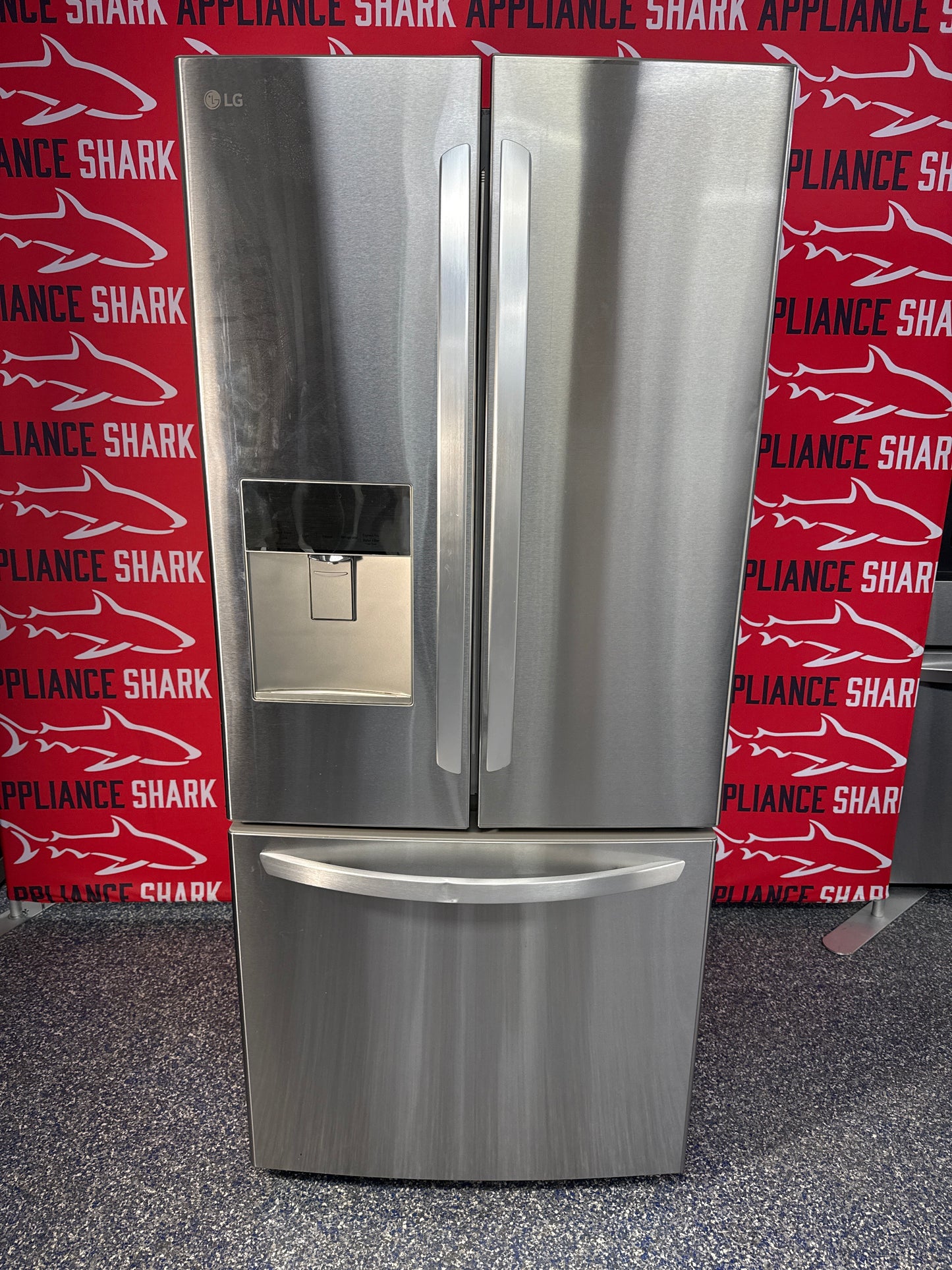 LG 22 Cu. Ft. Standard-Depth French Door Refrigerator with Multi-Air Flow System 30" - LFDS22520S