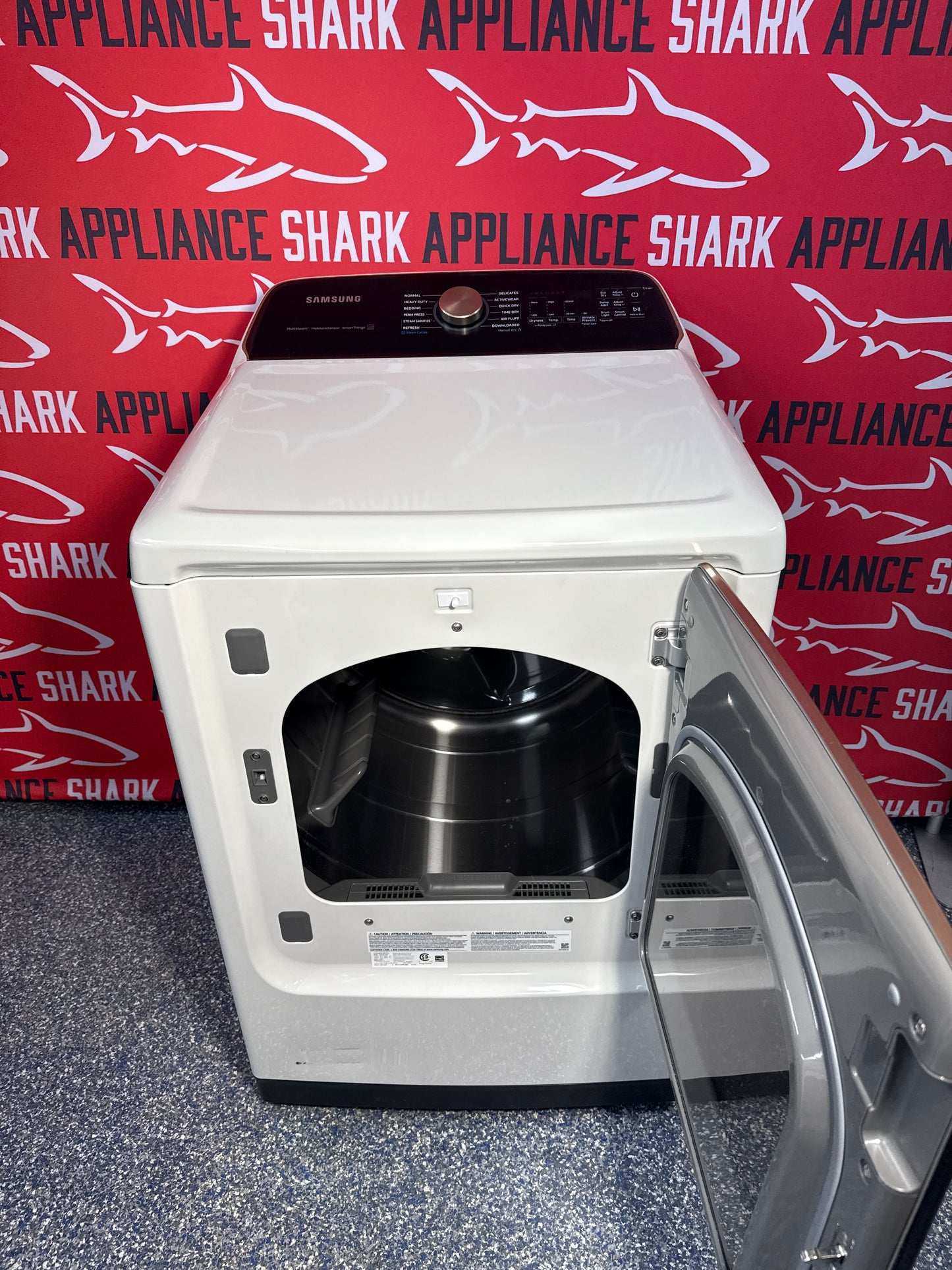 SAMSUNG 7.4 cu. ft. Electric Dryer with Steam Sanitize+ and Sensor Dry - DVE55A7300E