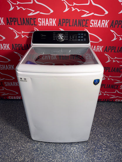 MIDEA 4.5 cu. ft. Smart Top Load Washer with Power Wave Impeller - MLTW45M4BWW