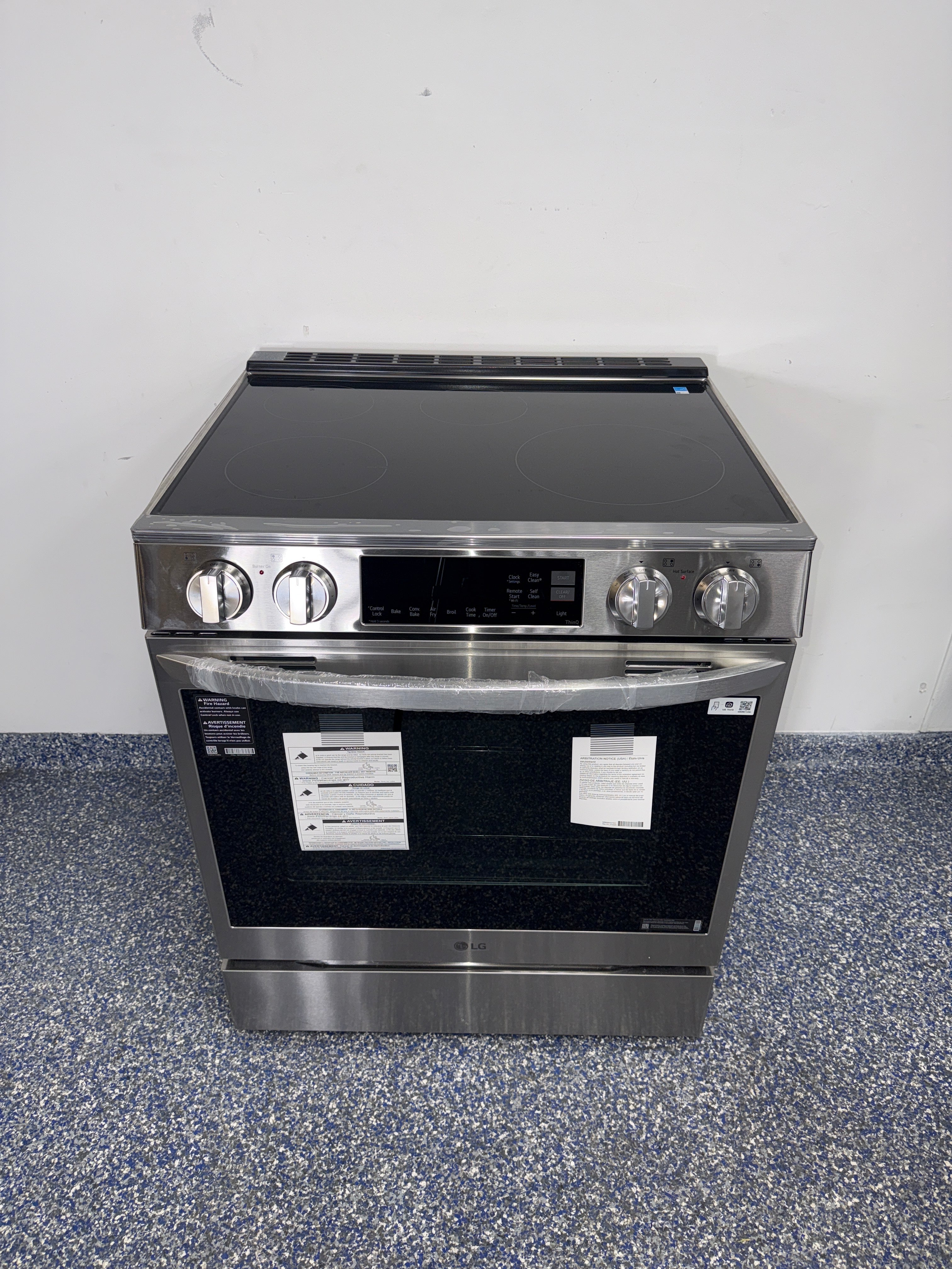 LG Smart Slide-In Induction Range LSIL6334XE