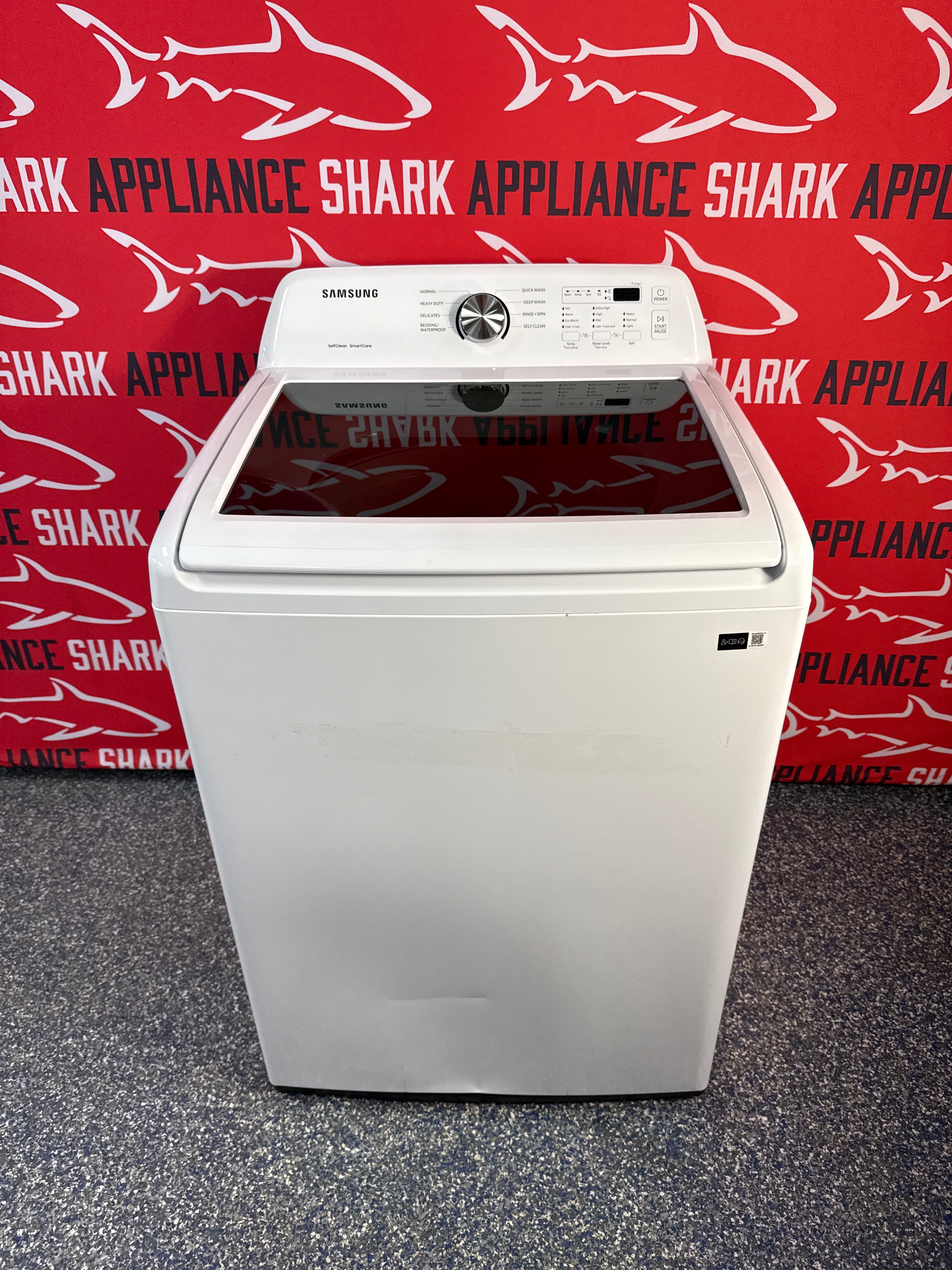SAMSUNG 4.4 cu ft Top Load Washer – WA44A3205AW