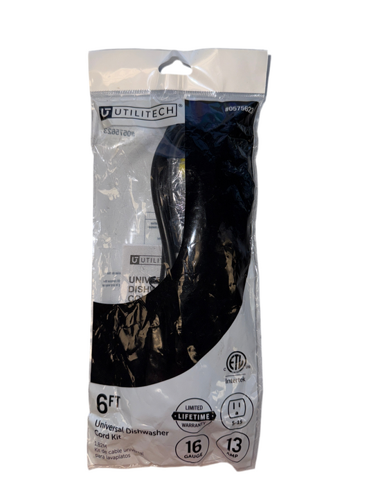 UTILITECH Universal Dishwasher cord 6ft