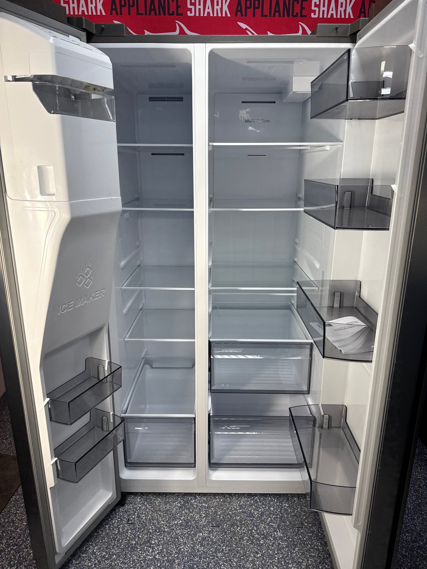 HISENSE 29.1 cu ft Side by Side Refrigerator 36" – HRS290P5FSE