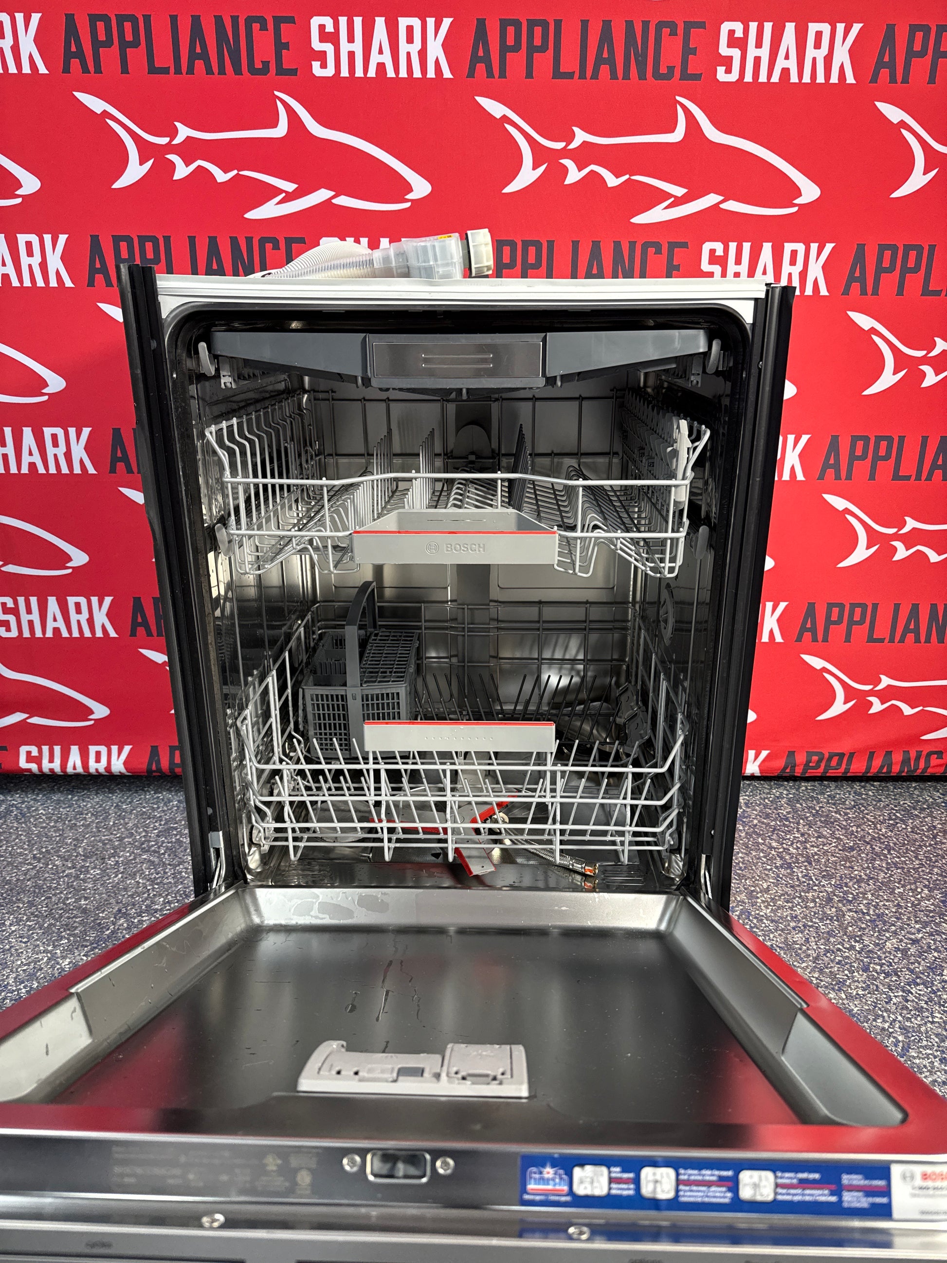 This BOSCH dishwasher is available now at a discount at Appliance Shark in Kansas City.