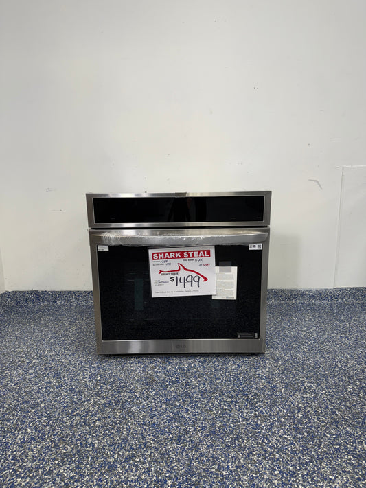 WSEP4727F LG Built-in Wall Oven with Convection, ThinQ, Steam Baking, Air Fry, SmoothTouch Glass Controls, Fingerprint Resistant Exterior, InstaView Window, and Remote Start at the Best Scratch and Dent Discount Appliance Store in KC Metro