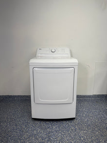 DLE6100W | 7.3 Cu.Ft. LG Electric Dryer with 5 Cycles, LoDecibel Quiet Operation, Reversible Door, and FlowSense Duct Clogging & Lint Filter Indicators at the Best Scratch and Dent Appliance Store in KC Area