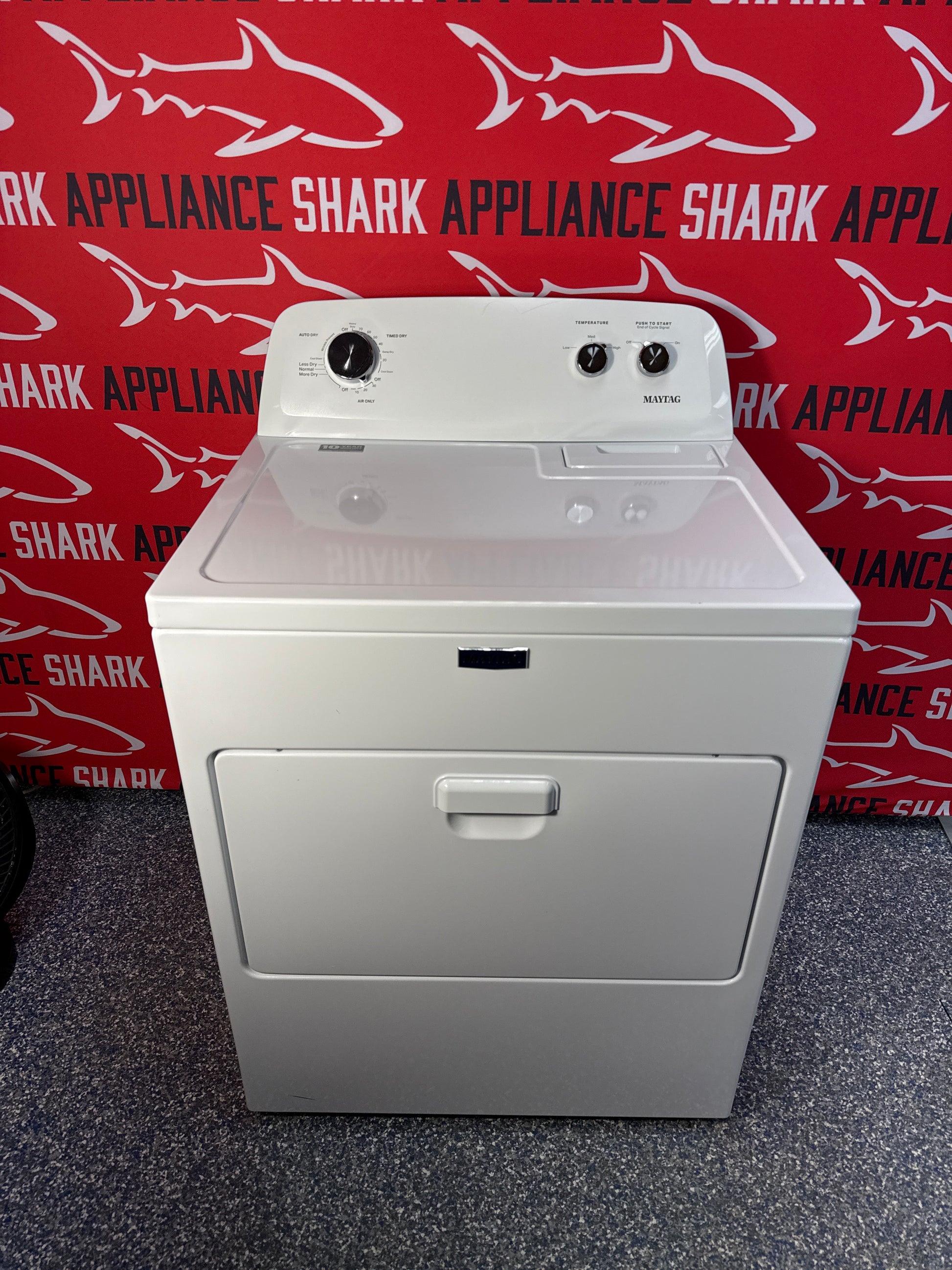 Discount MAYTAG electric dryer at Appliance Shark in Overland Park, KS.