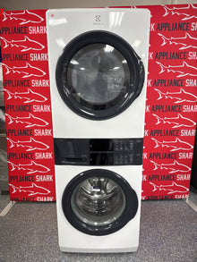 Scratch-dent Electrolux stacked washer dryer at Appliance Shark. Kansas City’s best appliance store.