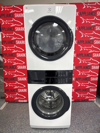 Scratch-dent Electrolux stacked washer dryer at Appliance Shark. Kansas City’s best appliance store.