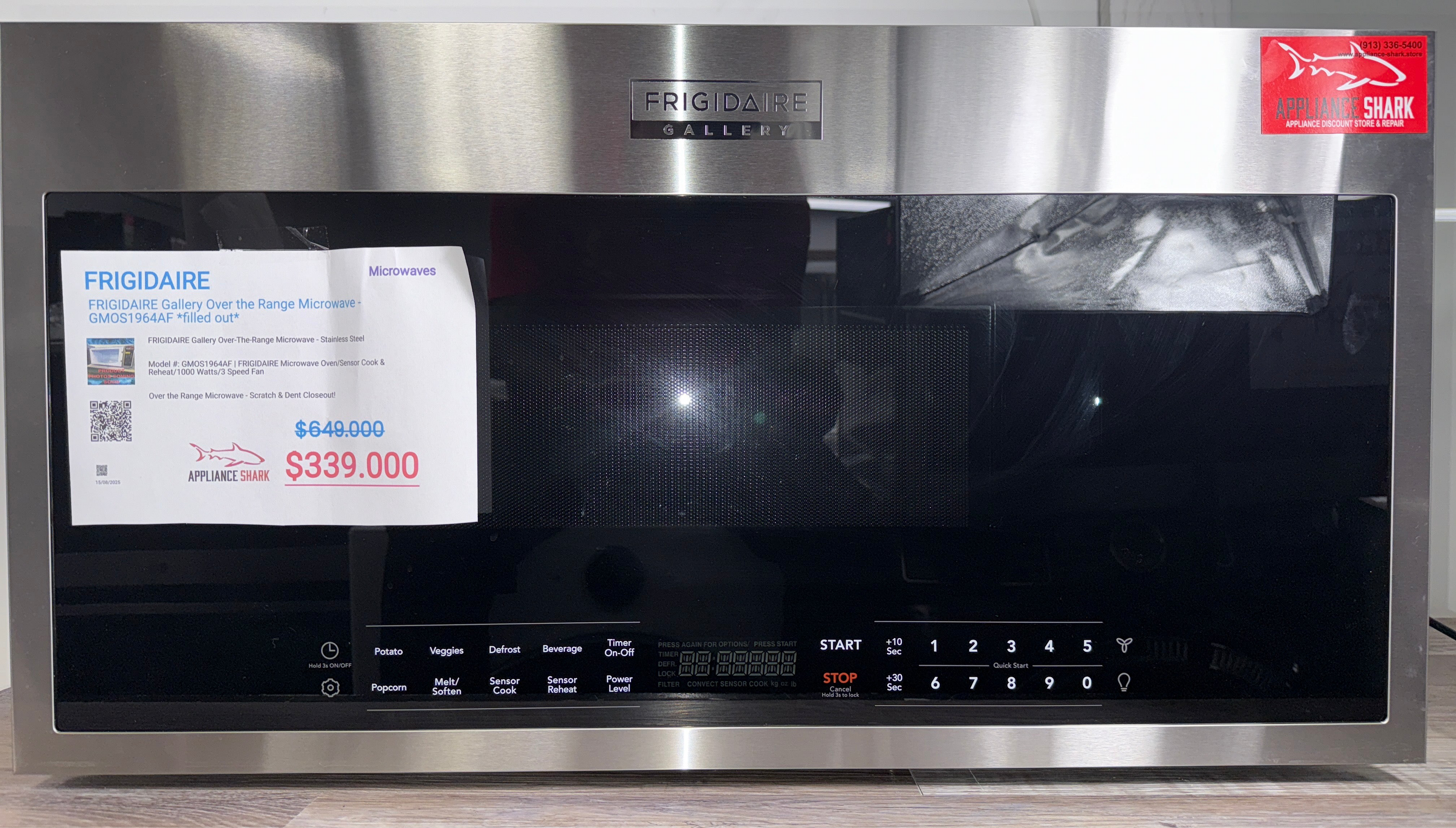 FRIGIDAIRE Gallery Over-the-Range Microwave – GMOS1964AF