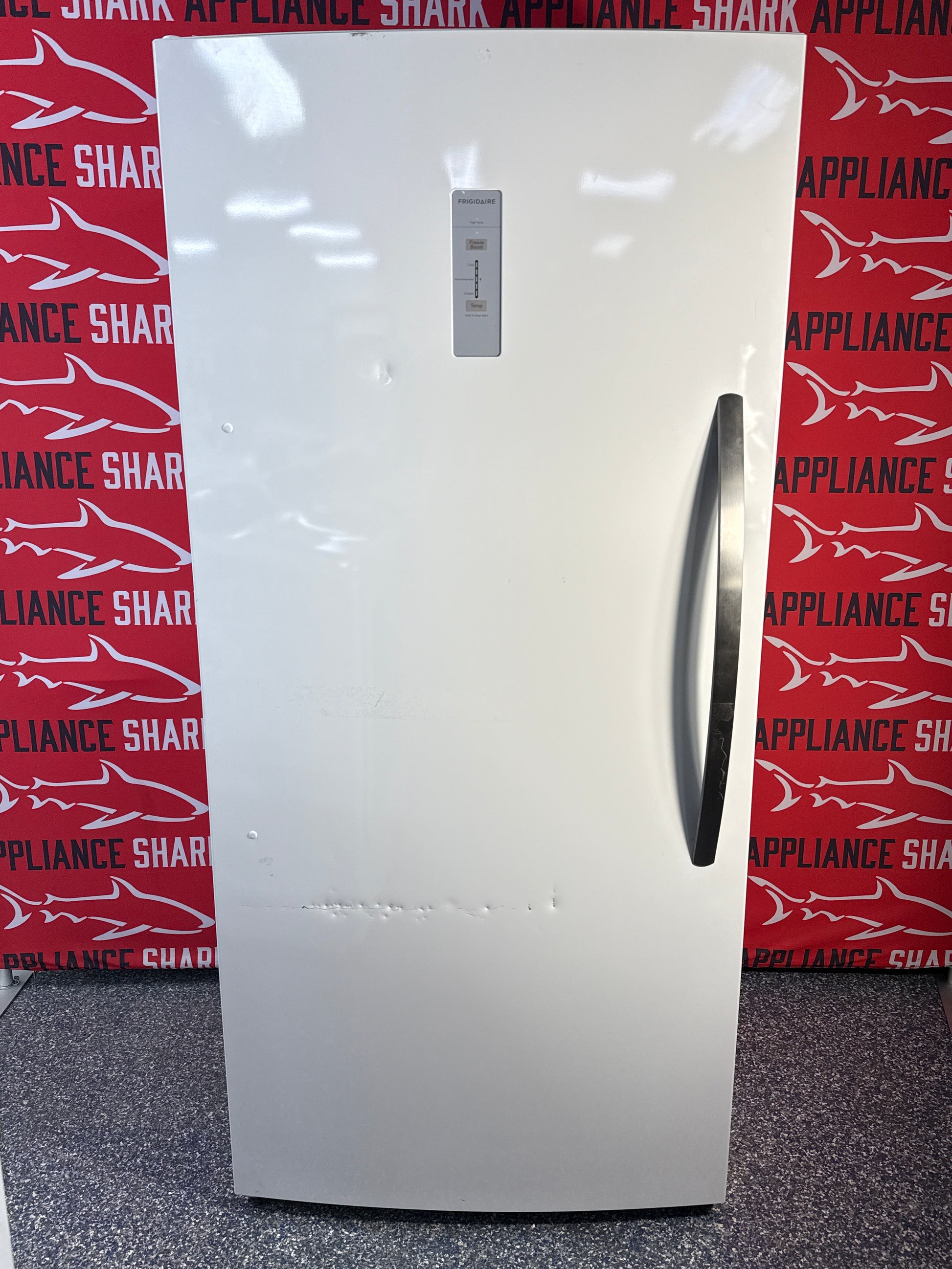 Shop this FRIGIDAIRE upright freezer scratch and dent deal at Appliance Shark in Overland Park, KS.