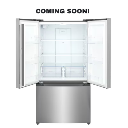 Scratch-dent FRIGIDAIRE French door refrigerator at Appliance Shark. Kansas City's best scratch-dent appliance store.