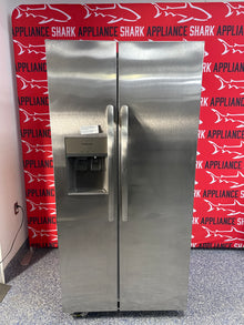 Discount FRIGIDAIRE side by side refrigerator at Appliance Shark in Overland Park, KS.