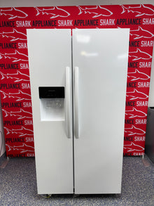 Discount FRIGIDAIRE side-by-side refrigerator at Appliance Shark in Overland Park, KS.