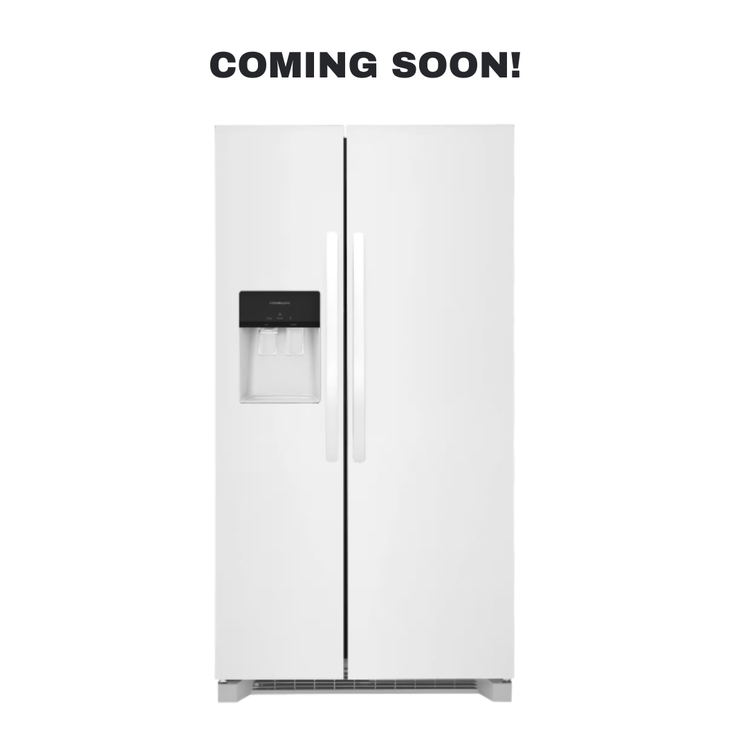 Discount FRIGIDAIRE side-by-side refrigerator at Appliance Shark in Overland Park, KS.