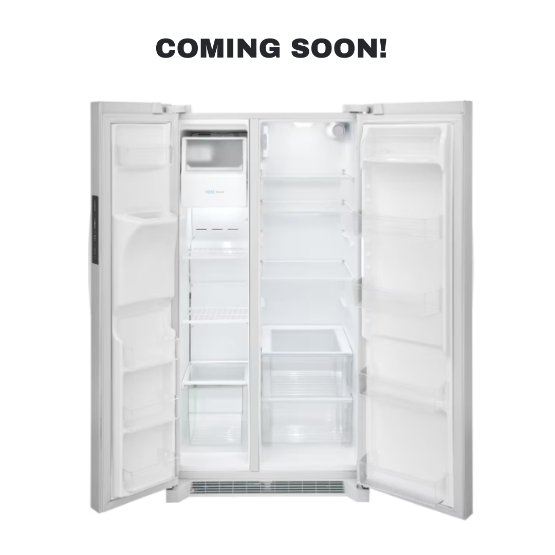 Affordable FRIGIDAIRE side-by-side refrigerator at Appliance Shark. Kansas City’s best appliance store.