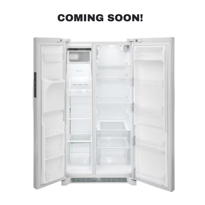 Affordable FRIGIDAIRE side-by-side refrigerator at Appliance Shark. Kansas City’s best appliance store.