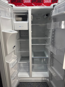 Affordable FRIGIDAIRE side-by-side refrigerator at Appliance Shark. Kansas City’s best appliance store.