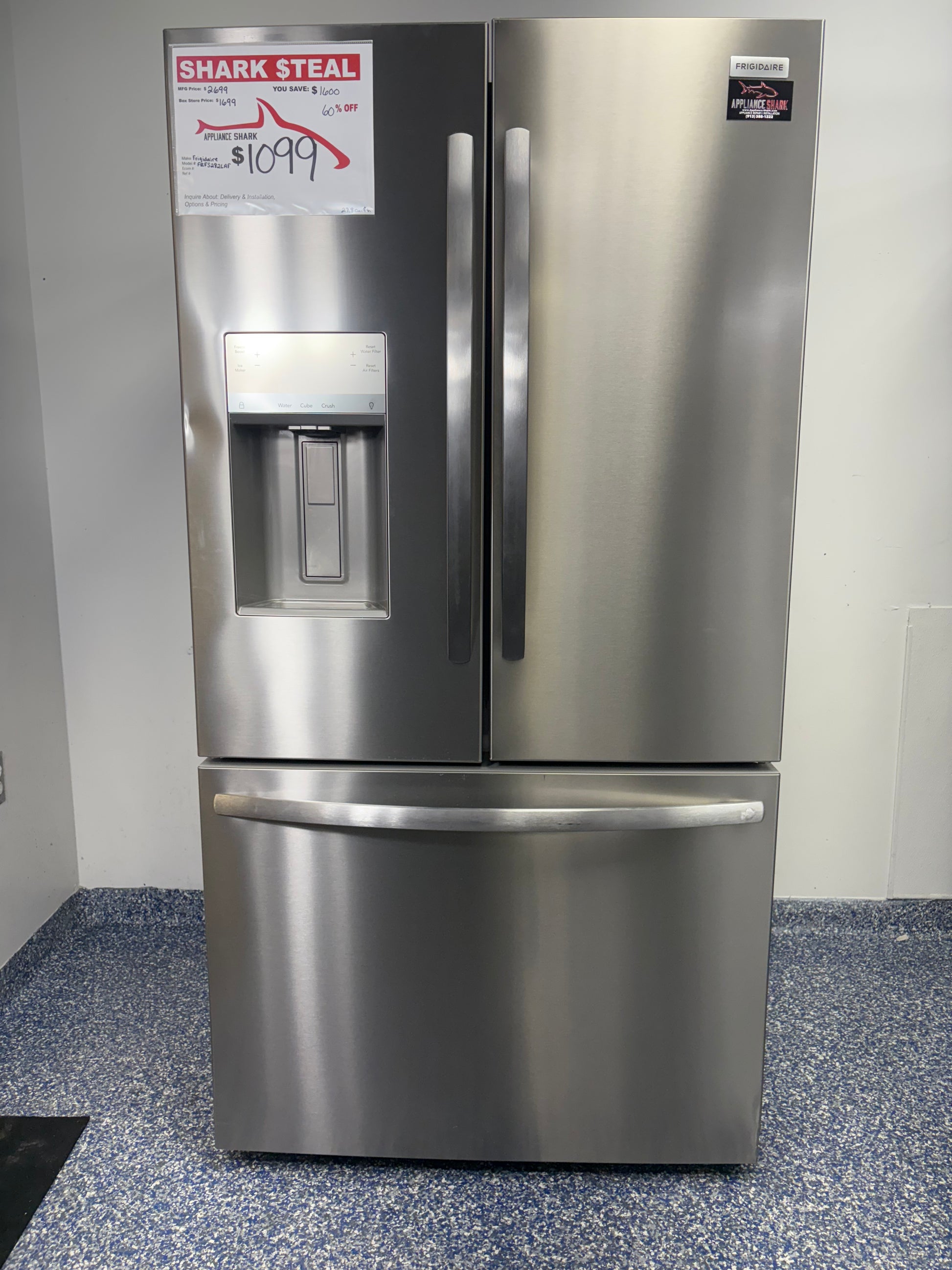 Stainless Steel French Door Refrigerator at the Best Discount Appliance Store in Kansas City Metro. 
