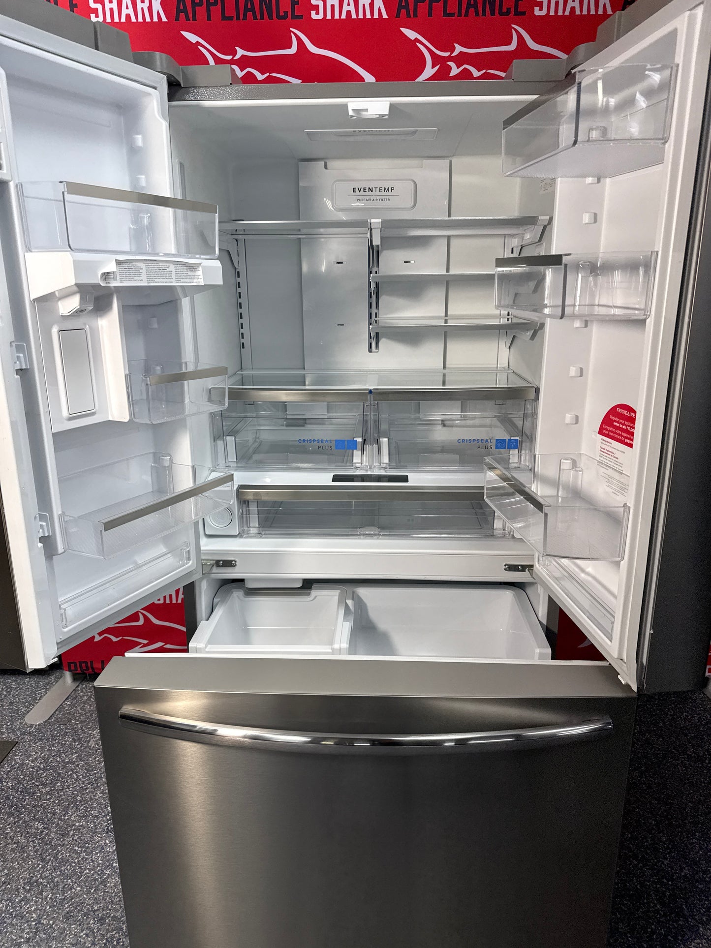 Save on a FRIGIDAIRE Gallery 23 cu ft counter-depth French door refrigerator at Appliance Shark. Overland Park, KS's top scratch-dent appliance store.